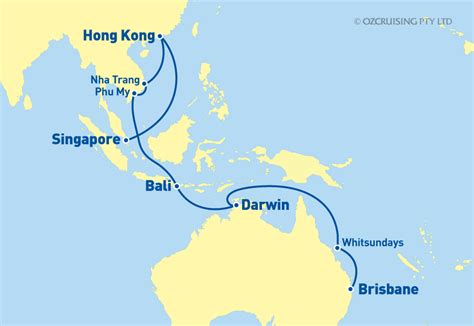 22 Night Brisbane To Singapore Cruise On The Queen Victoria Qv107g