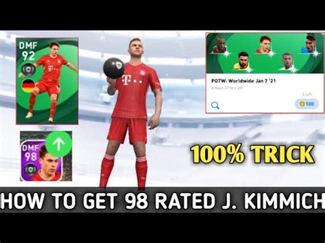 How To Get Rated J Kimmich From Potw Worldwide Jan Pack In