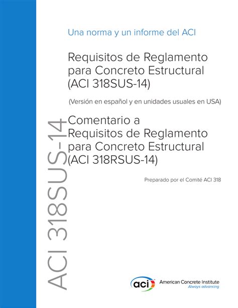 ACI 318 14 Español