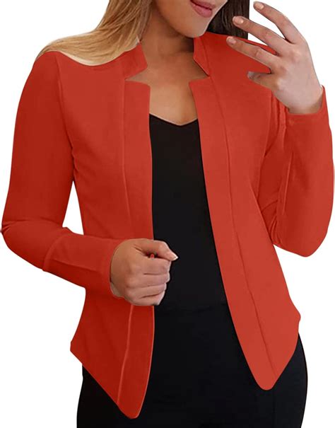 Callmo Damen Blazer Elegant Kurzblazer Damen Festlich Business