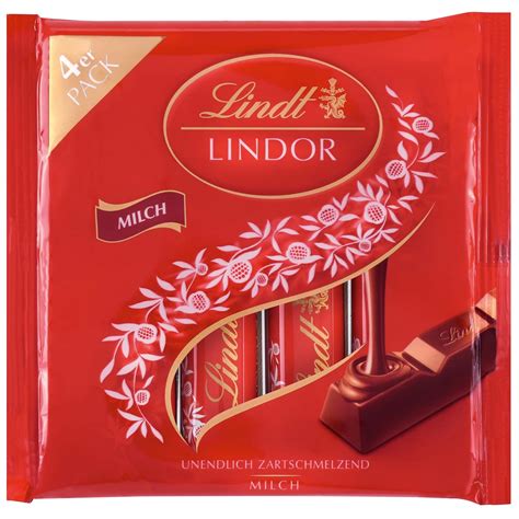 Lindt Lindor Vollmilch Sticks 4x25g купить отзывы фото доставка