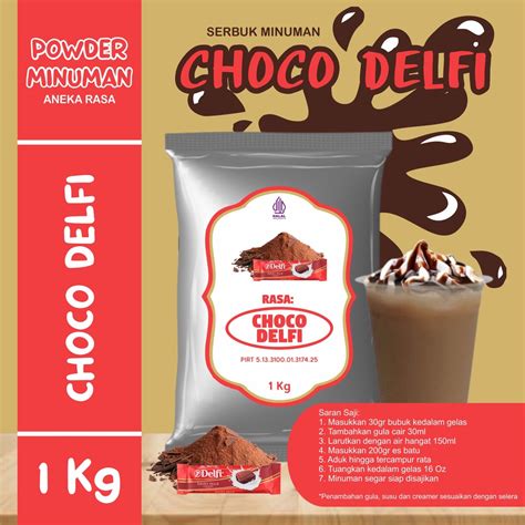 Jual Bubuk Serbuk Minuman Rasa Coklat Delfi Bubuk Minuman Kekinian Kg