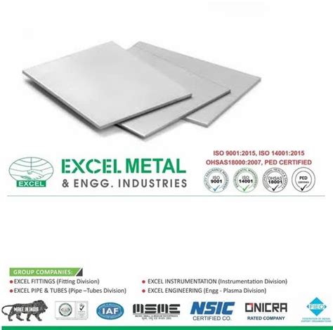 Cold Rolled Titanium Grade 5 Plate At Rs 2500 Kg In Mumbai ID