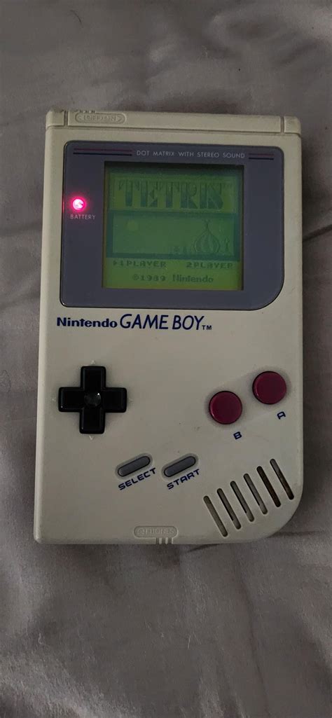 Found my original Gameboy with original Tetris cartridge. Going to ...