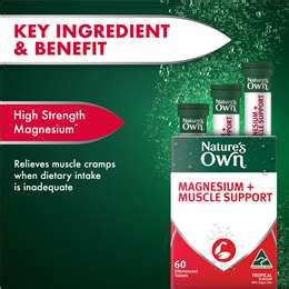 Nature S Own Magnesium Muscle Effervescent With High Strength