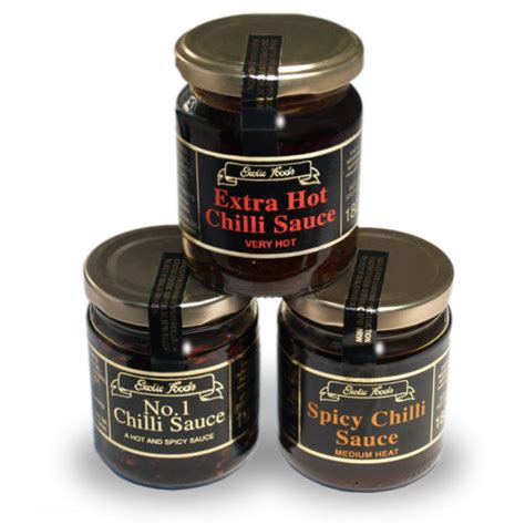 Exotic Foods Extra Hot Chilli Sauce 180g Jar Exotic Foods