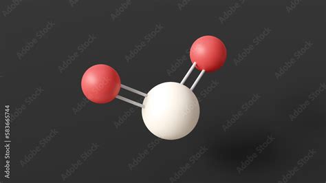 Silicon Dioxide Molecule Molecular Structure Silica Ball And Stick