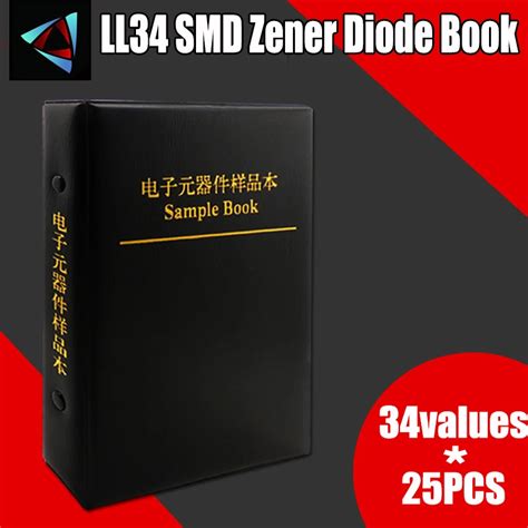 Kit De Juego De Libros Smd De Diodo Zener Ll W V V