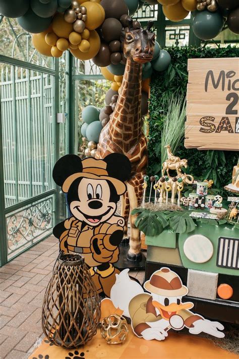 Mickey mouse safari party – Artofit