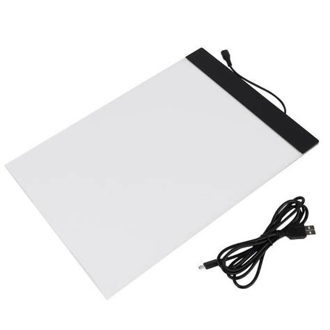 HURRISE Tableau de traçage A4 LED Art Board Light Pad traçant le