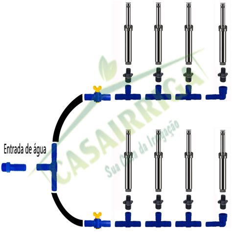 Kit De Irriga O Aspersor Escamote Vel Ps Ultra Hunter Setores