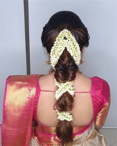 50 Stunning Indian Hairstyles For Reception Hair Style On Saree