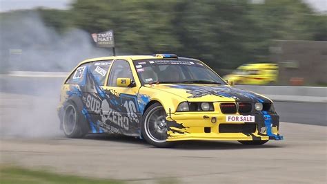 Bmw E36 3 2 M3 Touring Hamann Motorsport Crazy Drifts And Great Sounds Youtube