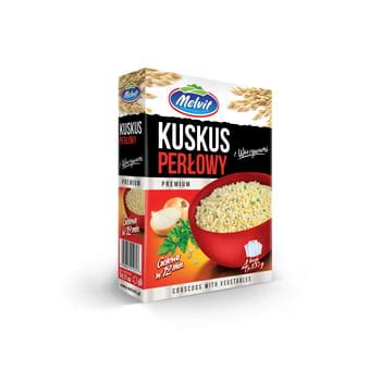 Kuskus Perłowy z warzywami Melvit 4x80g Megasam24 pl