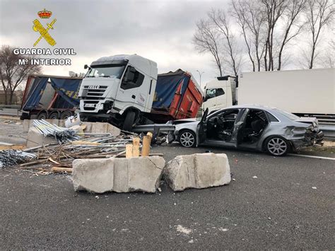 Detenido El Camionero Que Provocó Un Brutal Accidente En Guadalajara