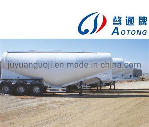 2 3 4 Axles 30 60cbm Air Compressor Bulker Carrier Silo Powder Material