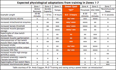 Cycling Training Zones — And Sweet Spot — Explained