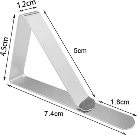 Stuks Tafelklemmen Rvs Tafelkleedklemmen Stevige Klemmen