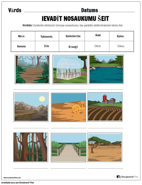 Pielāgojama ekosistēmas darblapa القصة المصورة من قبل lv examples