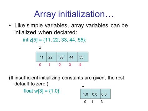 Cs 1400 Chapter 7 Arrays Array Variables Simple Variables Can Hold