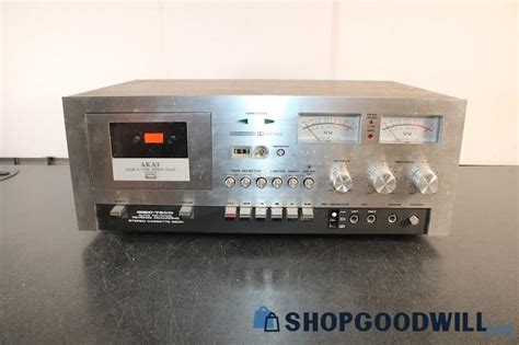 Vintage Akai Auto Reverse Stereo Cassette Tape Deck Gxc 730d