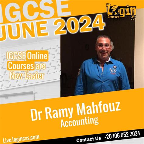 Time Table Dr Ramy Mahfouz Accounting OL Cambridge June 2024 Login