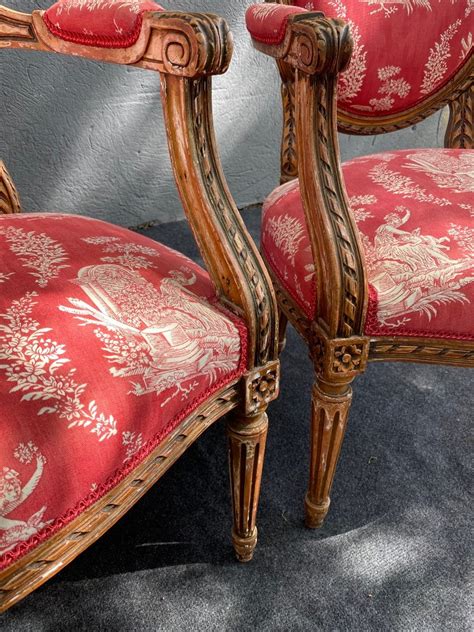 Proantic Paire De Fauteuils Louis Xvi