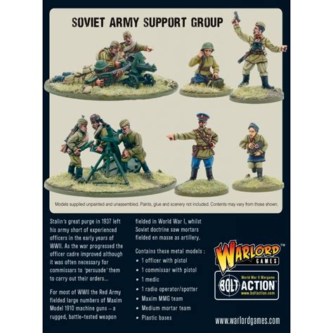 Buy Bolt Action Soviet Soviet Army Support Group Board Game