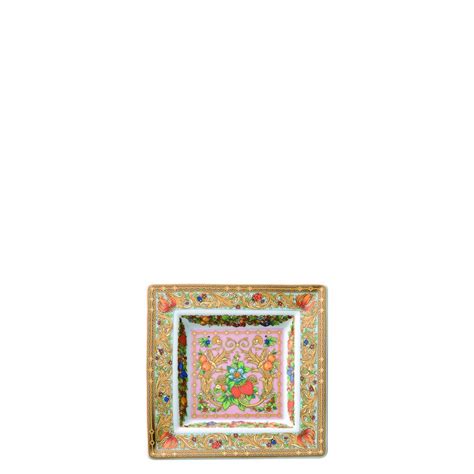 VERSACE HOME | Le Jardin De Versace Dish Square 14 cm — Luxury Italian ...