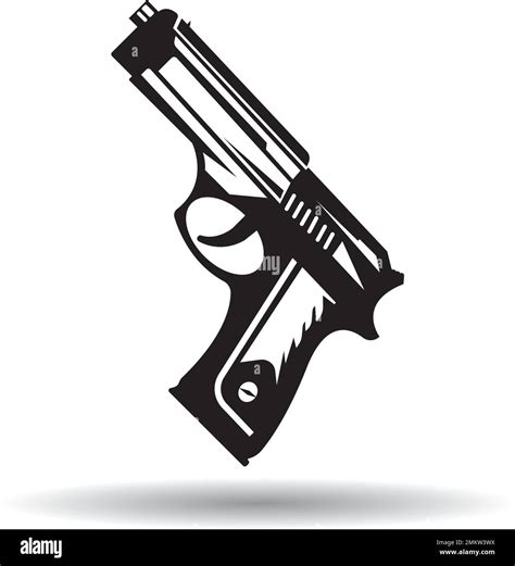 Gun Logo Vector Illustration Design Template Stock Vector Image Art