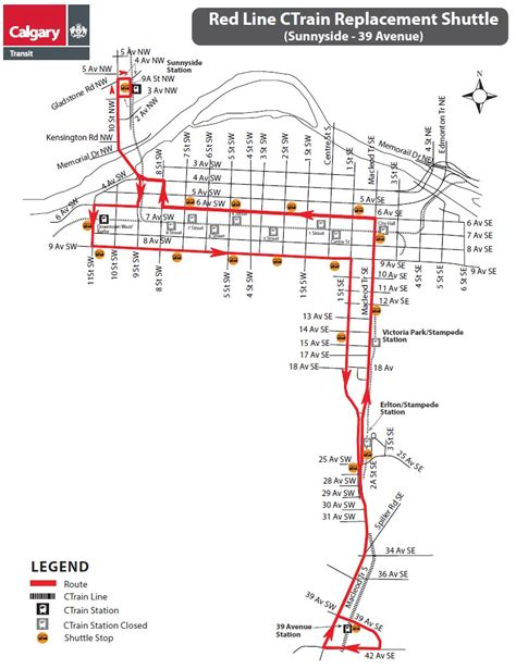 Calgary Transit On Twitter CTRiders May 22 24 The RedLine Will Be