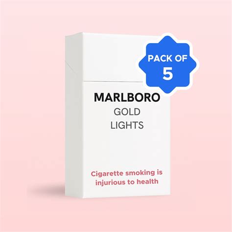 Marlboro Gold Lights - Pack of 5 Price - Buy Online at Best Price in India