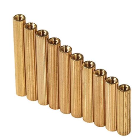 M Female Brass Threaded Column Standoff Support Pillars Brass Standoff