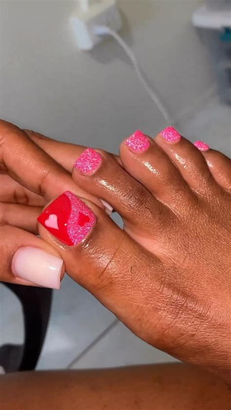 𝐅𝐨𝐥𝐥𝐨𝐰 𝐁𝐎𝐔𝐉𝐈𝐏𝟏 𝐅𝐨𝐫 𝐌𝐨𝐫𝐞🫶🏾 Acrylic Toe Nails Gel Toe Nails Pedicure