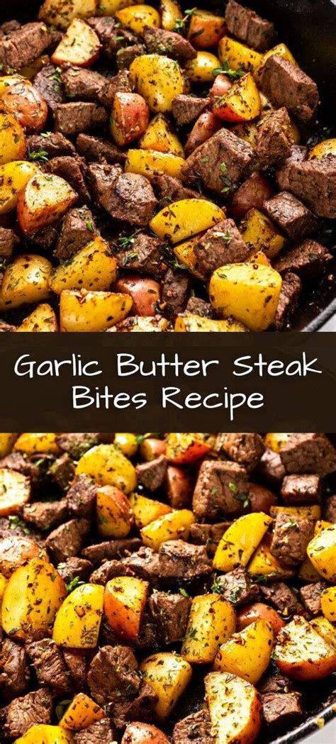 Garlic Butter Herb Steak Bites With Potatoes Artofit