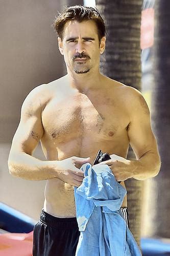 Getting Hot In Here True Detective Colin Farrell Goes Shirtless In West Hollywood 7 Sexy Pics