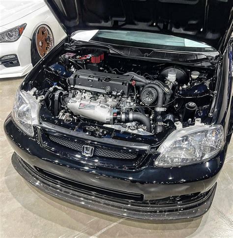 Honda Civic Ek Sedan W K Vtec Motor Swap Flickr Off