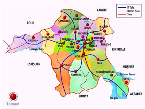 Ankara Haritasi Uydu Harita