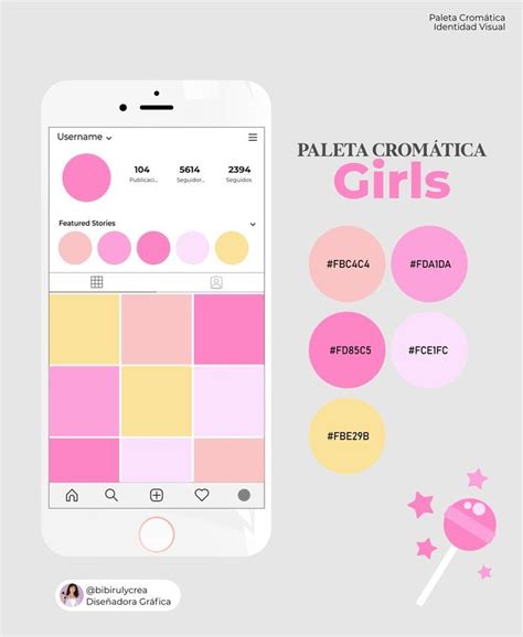 Paleta De Color Girls Para Tu Identidad Visual Visual Identity Pallets