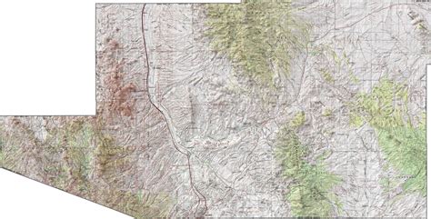 Santa Cruz County Map, Arizona - US County Maps
