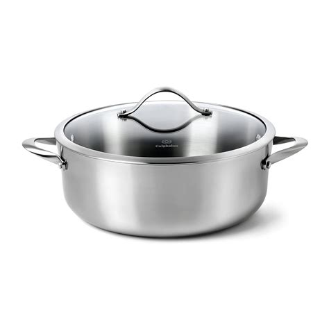 Which Is The Best Calphalon Stainless Steel 6 Quart Dutch Oven - Home ...