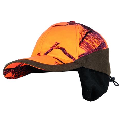 C Casquette Classy Camouflage Orange Cache Oreilles Somlys