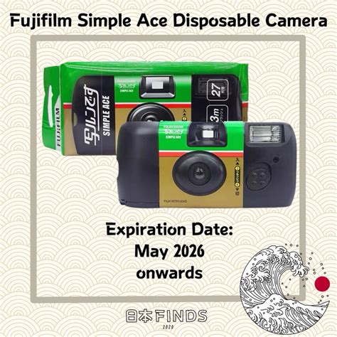 ONHAND Fujifilm Simple Ace Disposable Film Camera MAY 2026 EXP