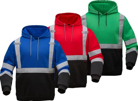 Non Ansi Pullover Fleece Sweatshirt With Black Bottom Gss Safety