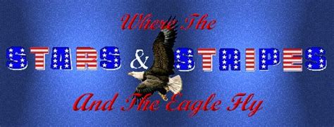 Where The Stars And Stripes And Eagles Fly Patriotic Song With