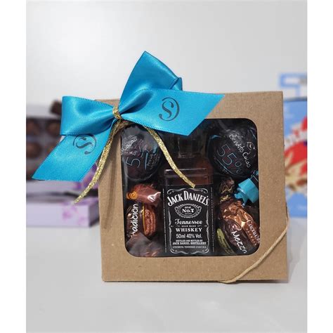 Kit Presente Mini Whisky Trufas Cacau Show Shopee Brasil