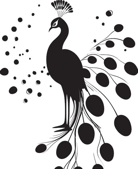 Premium Vector Peacock Majesty Unveiled Iconic Logo Design Whimsical