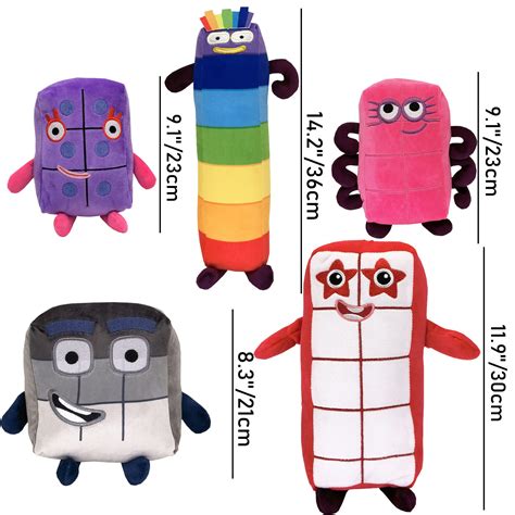 Numberblocks Plush Toys 6 10 Numberblocks Plush Preschool Plush Toy Digital Addition And