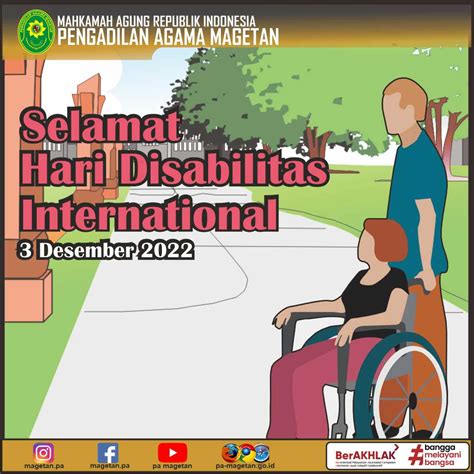 Ucapan Selamat Hari Disabilitas International Desember