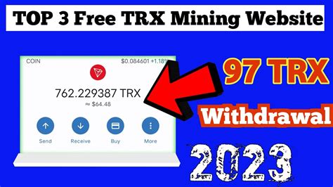 Top 3 Free TRX Mining Site 2023 Free Tron Mining Website 2023 Bast